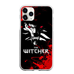 Чехол iPhone 11 Pro матовый THE WITCHER, цвет: 3D-белый