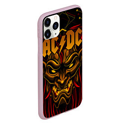 Чехол iPhone 11 Pro матовый ACDC, цвет: 3D-розовый — фото 2