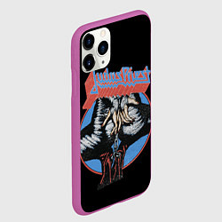 Чехол iPhone 11 Pro матовый Judas Priest, цвет: 3D-фиолетовый — фото 2