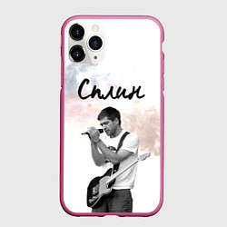 Чехол iPhone 11 Pro матовый Сплин, цвет: 3D-малиновый