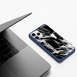 Чехол iPhone 11 Pro матовый BILLIE EILISH, цвет: 3D-тёмно-синий — фото 2