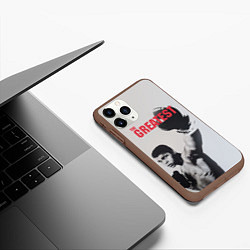 Чехол iPhone 11 Pro матовый The Greatest, цвет: 3D-коричневый — фото 2