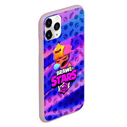 Чехол iPhone 11 Pro матовый BRAWL STARS:SANDY, цвет: 3D-розовый — фото 2