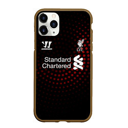 Чехол iPhone 11 Pro матовый Liverpool, цвет: 3D-коричневый