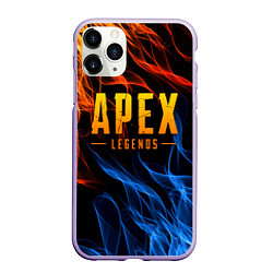 Чехол iPhone 11 Pro матовый APEX LEGENDS, цвет: 3D-светло-сиреневый