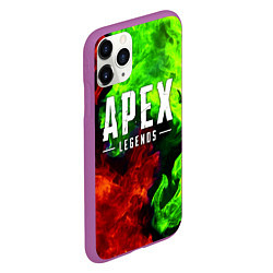 Чехол iPhone 11 Pro матовый APEX LEGENDS, цвет: 3D-фиолетовый — фото 2