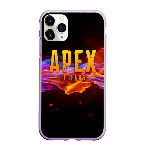 Чехол iPhone 11 Pro матовый APEX LEGENDS / 3D-Сиреневый – фото 1