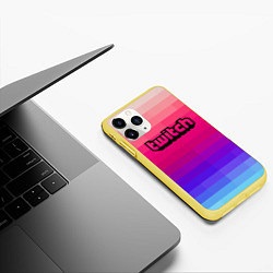 Чехол iPhone 11 Pro матовый TWITCH, цвет: 3D-желтый — фото 2