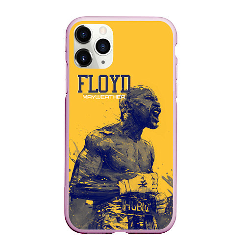 Чехол iPhone 11 Pro матовый Floyd / 3D-Розовый – фото 1