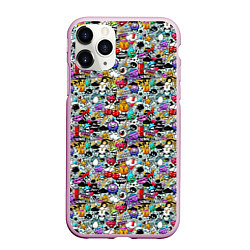 Чехол iPhone 11 Pro матовый Stickerboom