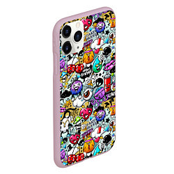 Чехол iPhone 11 Pro матовый Stickerboom, цвет: 3D-розовый — фото 2