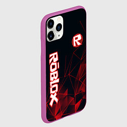Чехол iPhone 11 Pro матовый ROBLOX, цвет: 3D-фиолетовый — фото 2