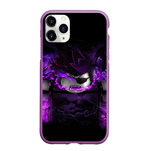Чехол iPhone 11 Pro матовый ROBLOX / 3D-Фиолетовый – фото 1
