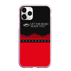 Чехол iPhone 11 Pro матовый ASOT Let The Music Guide You, цвет: 3D-розовый