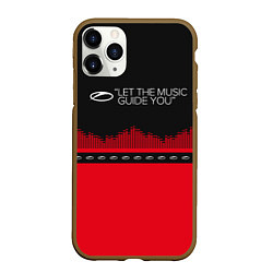 Чехол iPhone 11 Pro матовый ASOT Let The Music Guide You