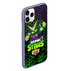 Чехол iPhone 11 Pro матовый BRAWL STARS VIRUS 8-BIT, цвет: 3D-серый — фото 2