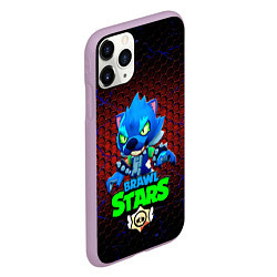 Чехол iPhone 11 Pro матовый Brawl stars, цвет: 3D-сиреневый — фото 2