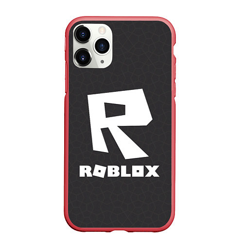 Чехол iPhone 11 Pro матовый Roblox / 3D-Красный – фото 1