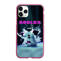 Чехол iPhone 11 Pro матовый ROBLOX, цвет: 3D-малиновый