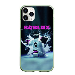 Чехол iPhone 11 Pro матовый ROBLOX, цвет: 3D-салатовый