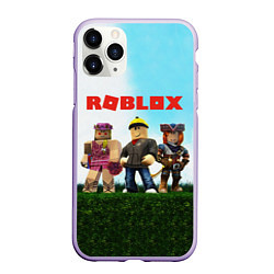 Чехол iPhone 11 Pro матовый ROBLOX, цвет: 3D-светло-сиреневый