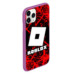 Чехол iPhone 11 Pro матовый Roblox, цвет: 3D-фиолетовый — фото 2