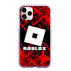 Чехол iPhone 11 Pro матовый Roblox, цвет: 3D-светло-сиреневый