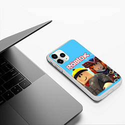 Чехол iPhone 11 Pro матовый ROBLOX, цвет: 3D-белый — фото 2