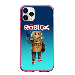 Чехол iPhone 11 Pro матовый ROBLOX, цвет: 3D-малиновый