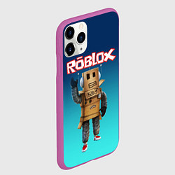 Чехол iPhone 11 Pro матовый ROBLOX, цвет: 3D-фиолетовый — фото 2