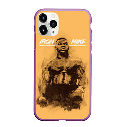 Чехол iPhone 11 Pro матовый Iron Mike, цвет: 3D-фиолетовый