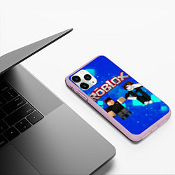 Чехол iPhone 11 Pro матовый ROBLOX, цвет: 3D-розовый — фото 2