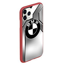 Чехол iPhone 11 Pro матовый BMW, цвет: 3D-красный — фото 2
