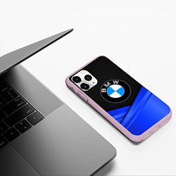 Чехол iPhone 11 Pro матовый BMW, цвет: 3D-розовый — фото 2