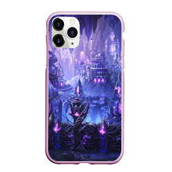 Чехол iPhone 11 Pro матовый HEROES, цвет: 3D-розовый