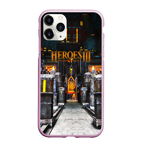 Чехол iPhone 11 Pro матовый HEROES 3 / 3D-Розовый – фото 1