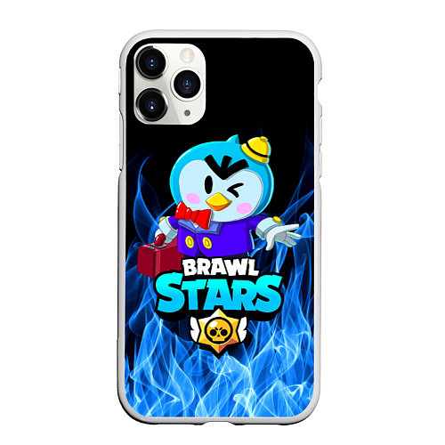 Чехол iPhone 11 Pro матовый BRAWL STARS MRP / 3D-Белый – фото 1