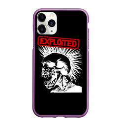 Чехол iPhone 11 Pro матовый The Exploited, цвет: 3D-фиолетовый