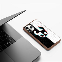 Чехол iPhone 11 Pro матовый Hollow Knight, цвет: 3D-коричневый — фото 2
