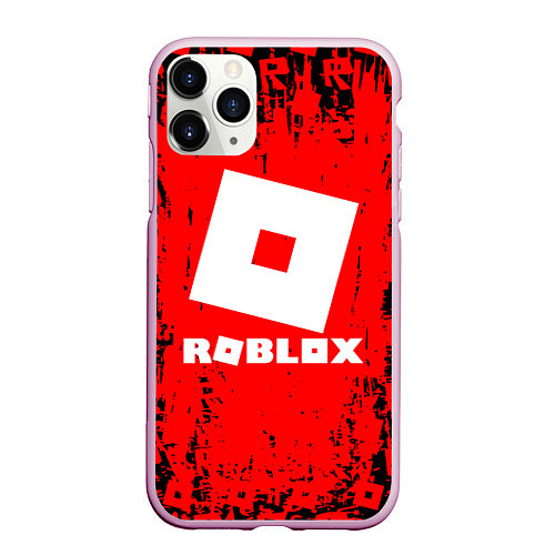 Чехол iPhone 11 Pro матовый ROBLOX / 3D-Розовый – фото 1