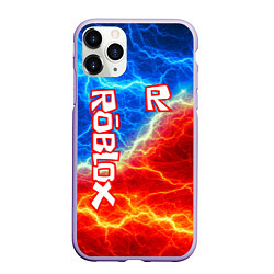 Чехол iPhone 11 Pro матовый ROBLOX, цвет: 3D-светло-сиреневый