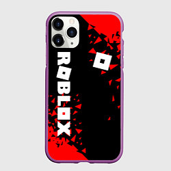 Чехол iPhone 11 Pro матовый ROBLOX, цвет: 3D-фиолетовый