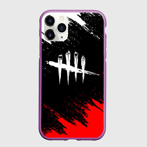 Чехол iPhone 11 Pro матовый DEAD BY DAYLIGHT / 3D-Фиолетовый – фото 1
