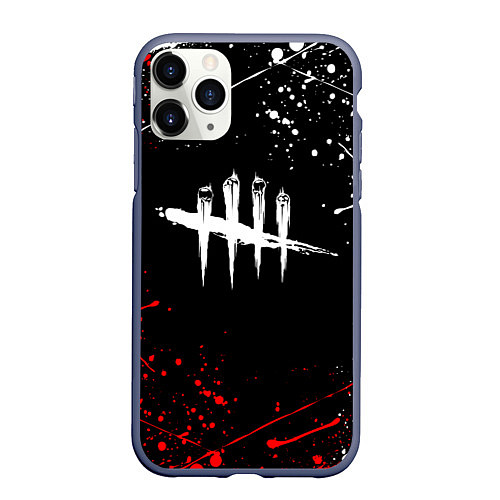Чехол iPhone 11 Pro матовый DEAD BY DAYLIGHT / 3D-Серый – фото 1