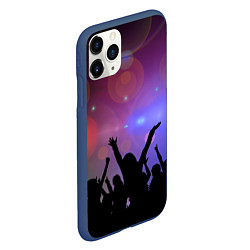 Чехол iPhone 11 Pro матовый Пати, цвет: 3D-тёмно-синий — фото 2