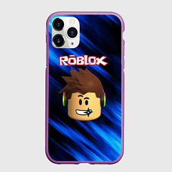 Чехол iPhone 11 Pro матовый ROBLOX, цвет: 3D-фиолетовый
