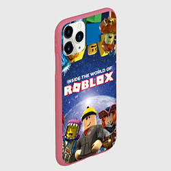 Чехол iPhone 11 Pro матовый ROBLOX, цвет: 3D-малиновый — фото 2