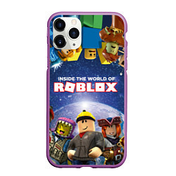 Чехол iPhone 11 Pro матовый ROBLOX, цвет: 3D-фиолетовый