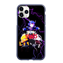 Чехол iPhone 11 Pro матовый Brawl Stars CROW