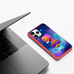 Чехол iPhone 11 Pro матовый BRAWL STARS SANDY, цвет: 3D-красный — фото 2